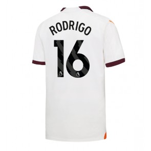 Lacne Muži Futbalové dres Manchester City Rodri Hernandez #16 2023-24 Krátky Rukáv - Preč